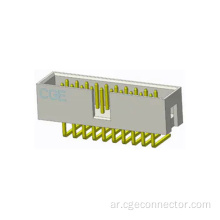 صف مزدوج SMT رأس العمودي موصل رأس مربع